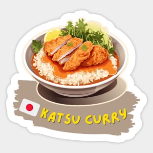 Katsu curry | Traditional Japanese food Sticker